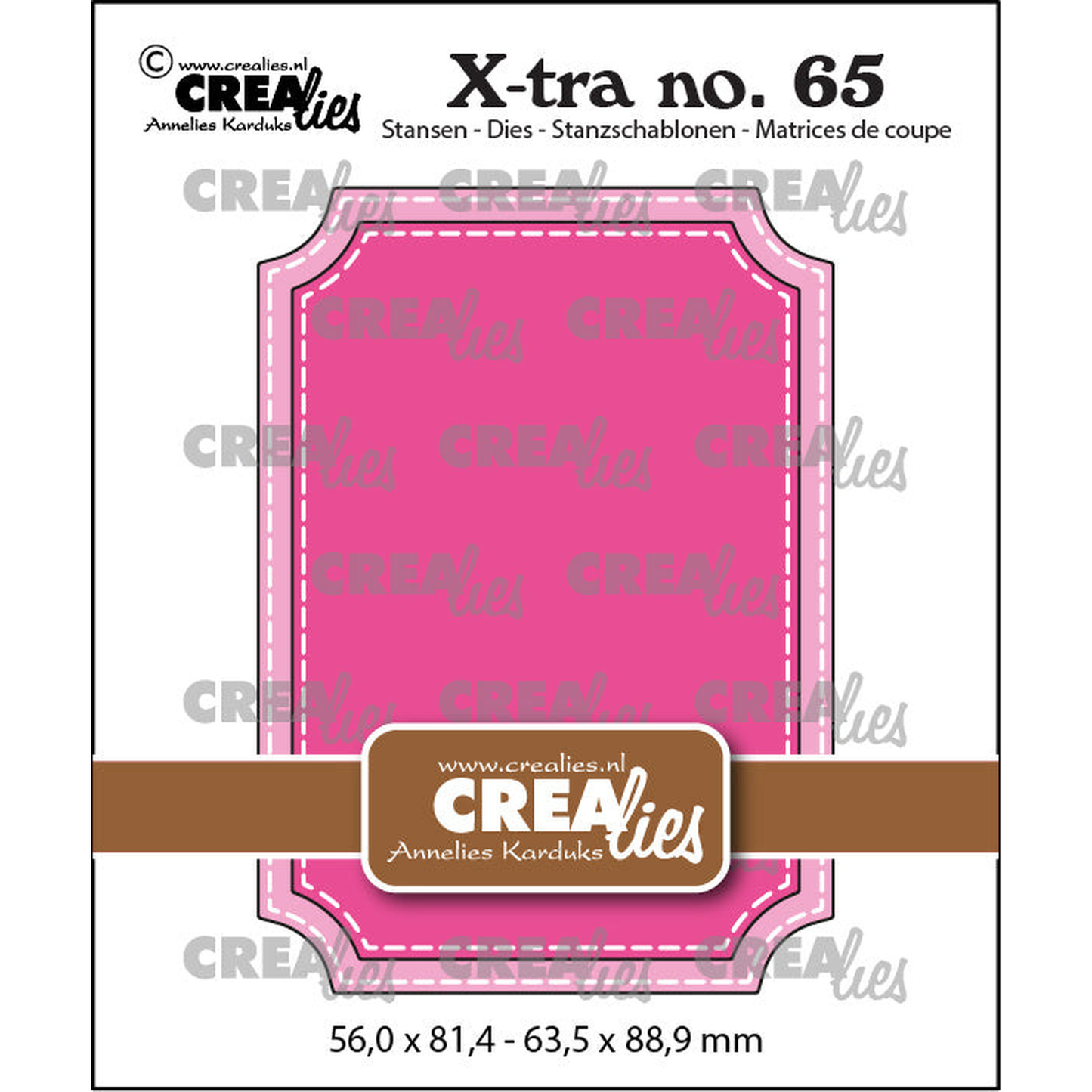 X-tra Dies No. 65 ATC Ticket with Stitch
