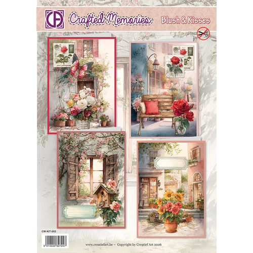 Blush and Kisses Card Kit