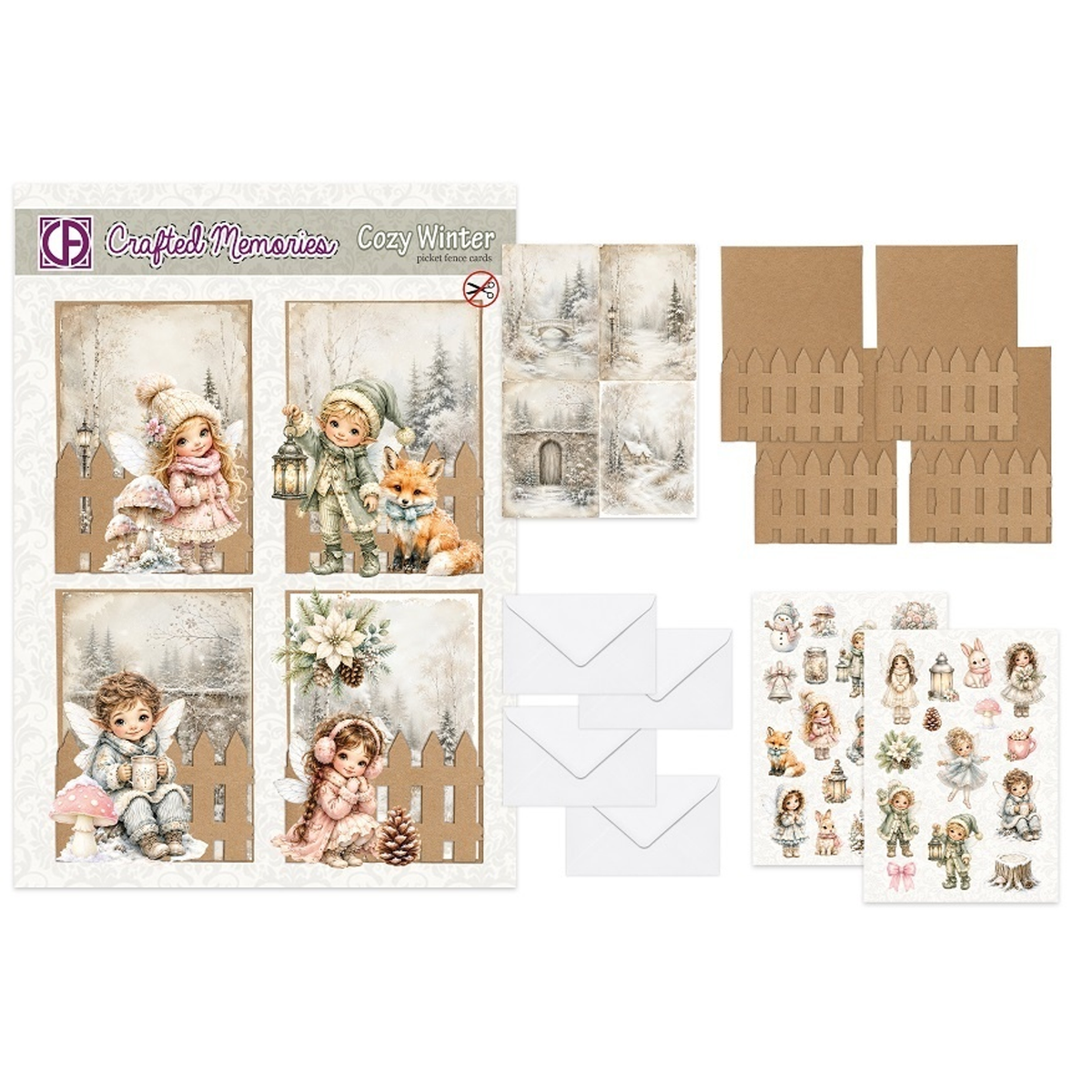 Cozy Winter Card Kit Crafted Memories