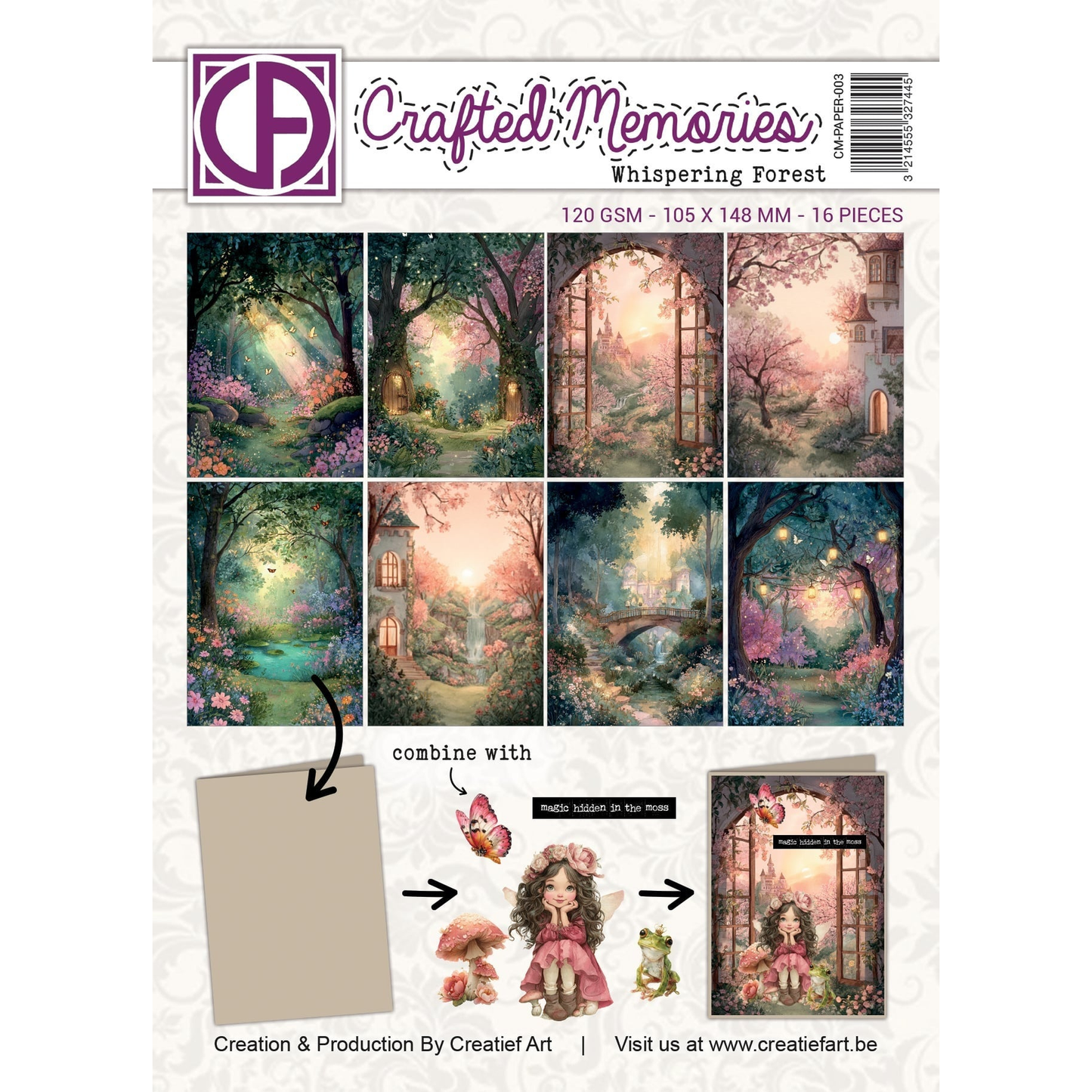 Whispering Forest Collage Paper Crafted Memories