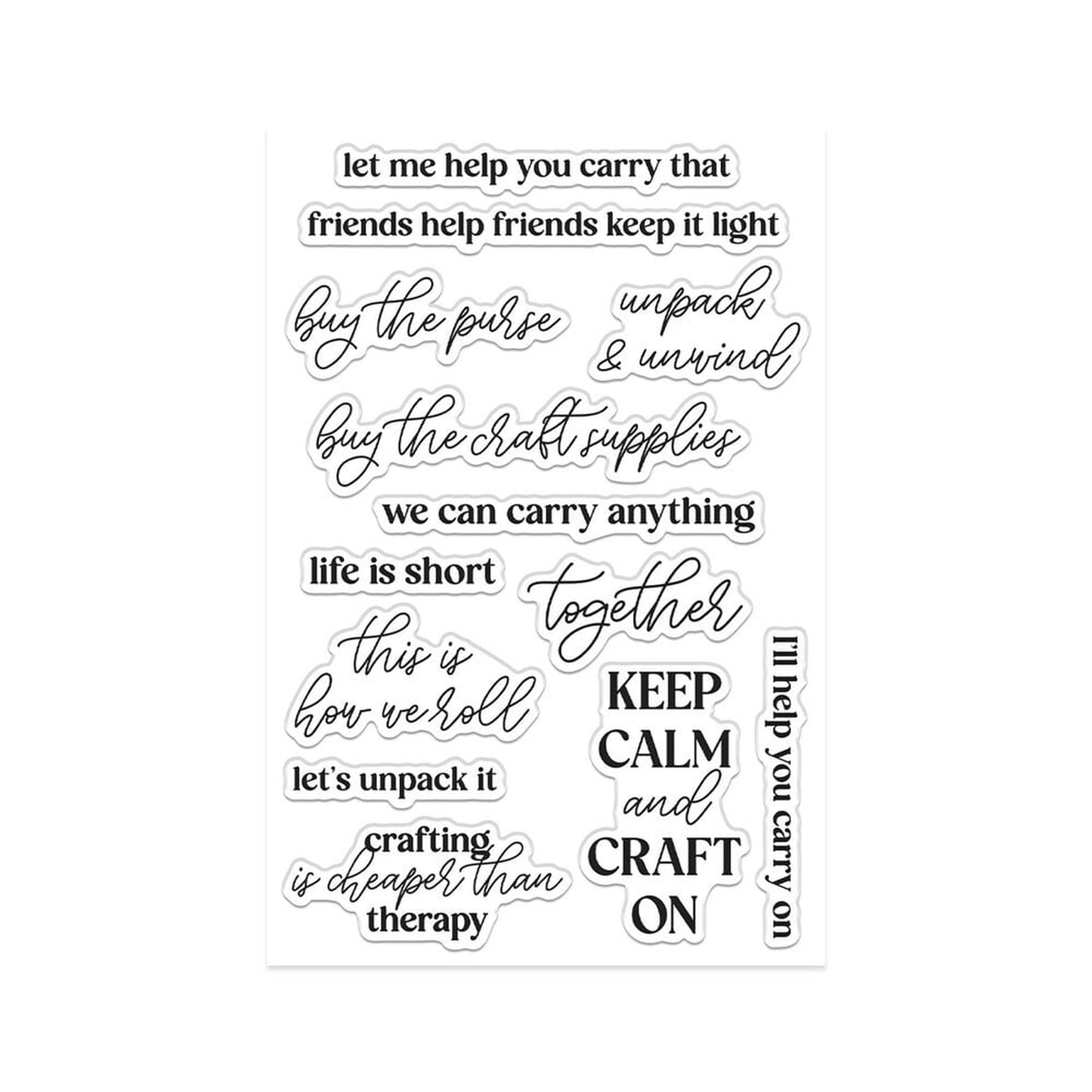 We All Have Baggage - Keep Calm Sentiments