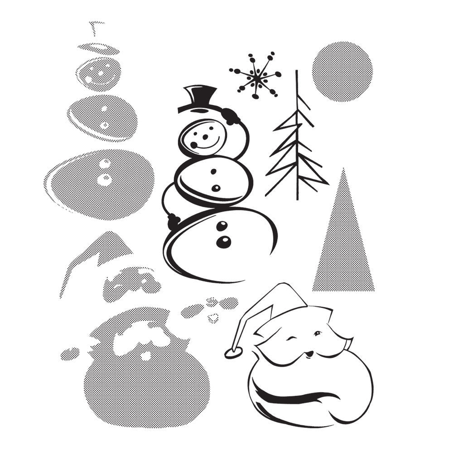 Halftone Christmas