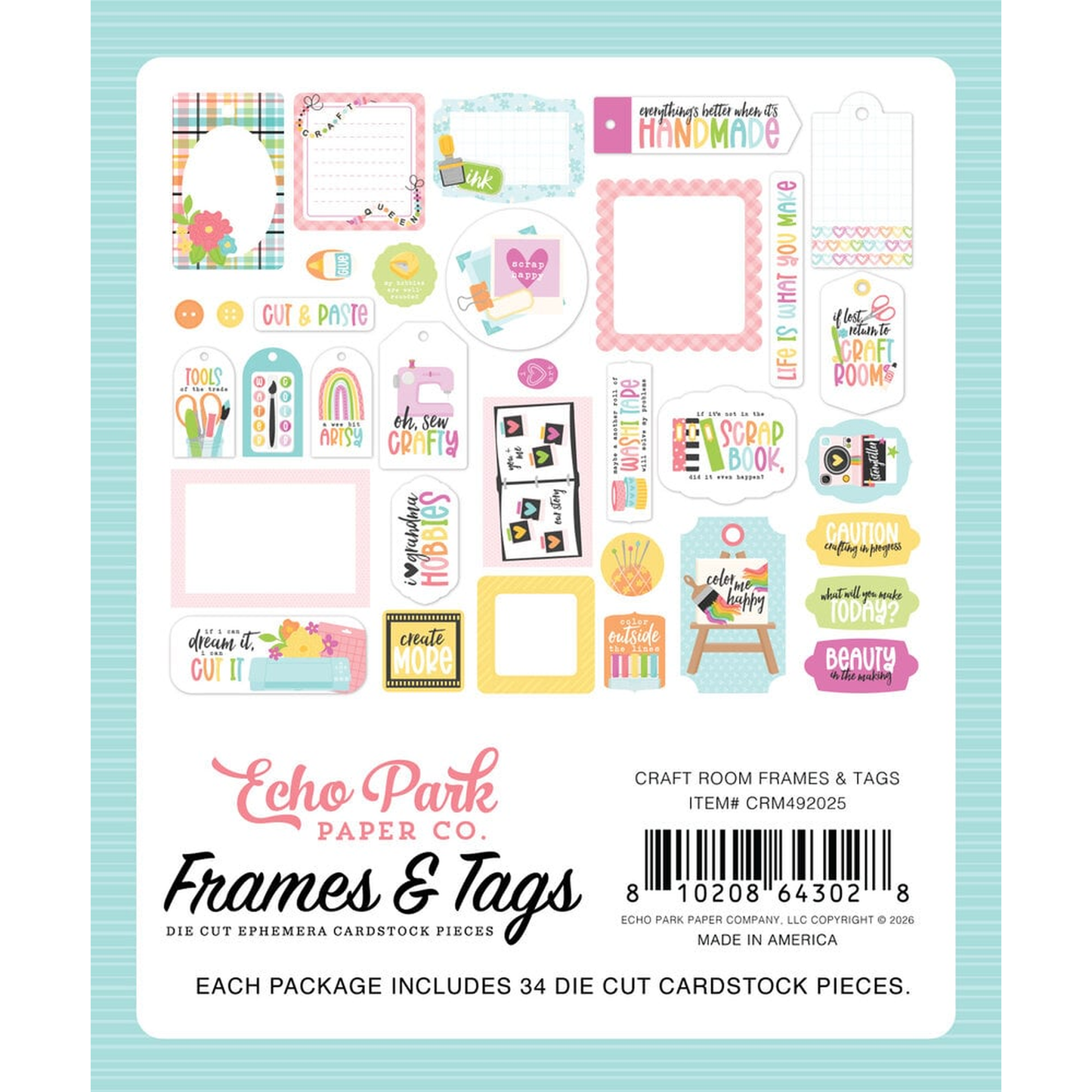 Craft Room Frames & Tags