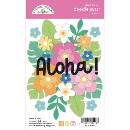 Summer Fun Aloha! Doodle Cuts