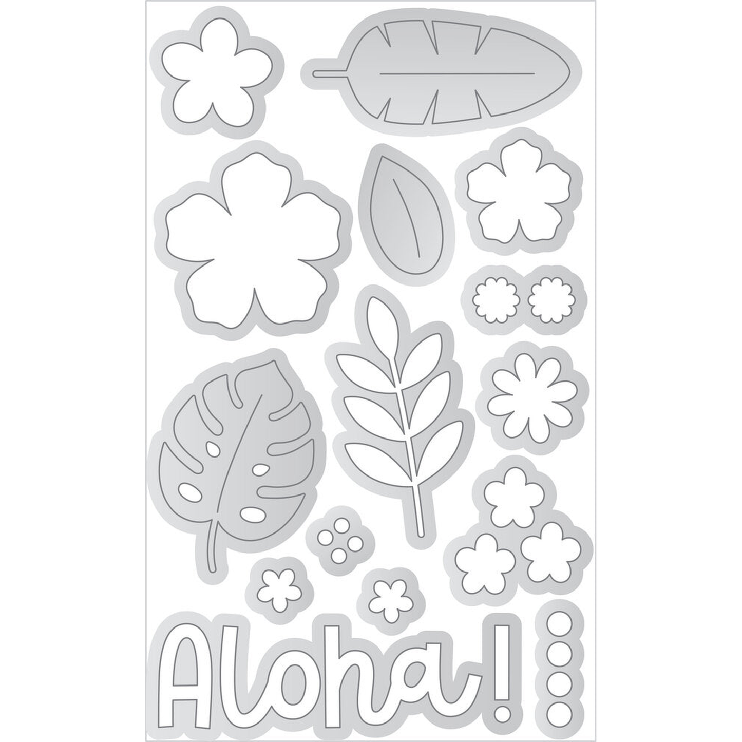 Summer Fun Aloha! Doodle Cuts