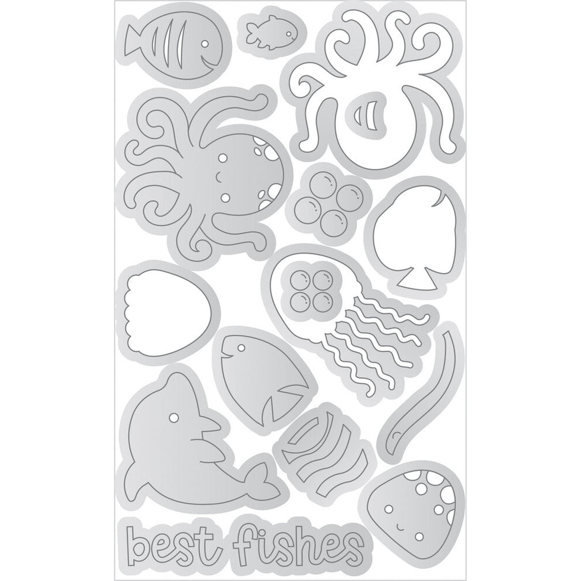 Summer Fun Best Fishes Doodle Cuts