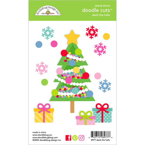 Oh What Fun Deck The Halls Doodle Cuts