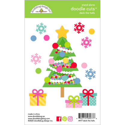 Oh What Fun Deck The Halls Doodle Cuts