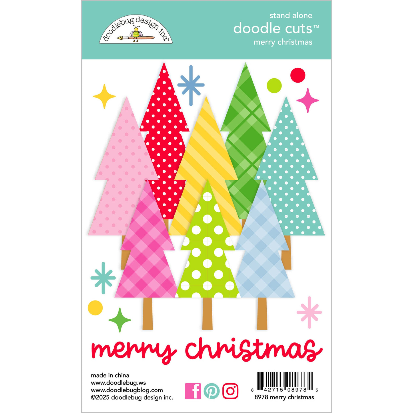 Oh What Fun Merry Christmas Doodle Cuts