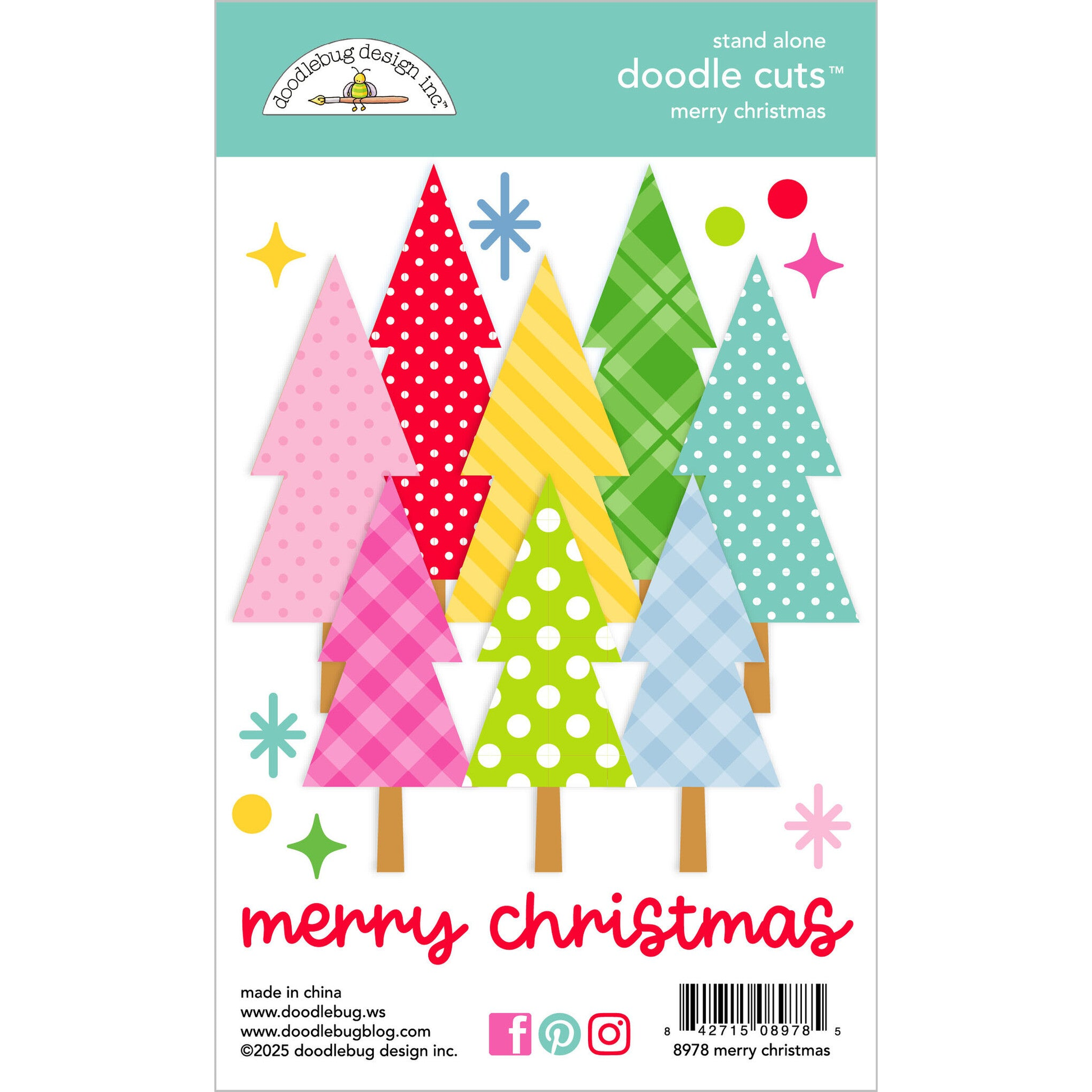 Oh What Fun Merry Christmas Doodle Cuts