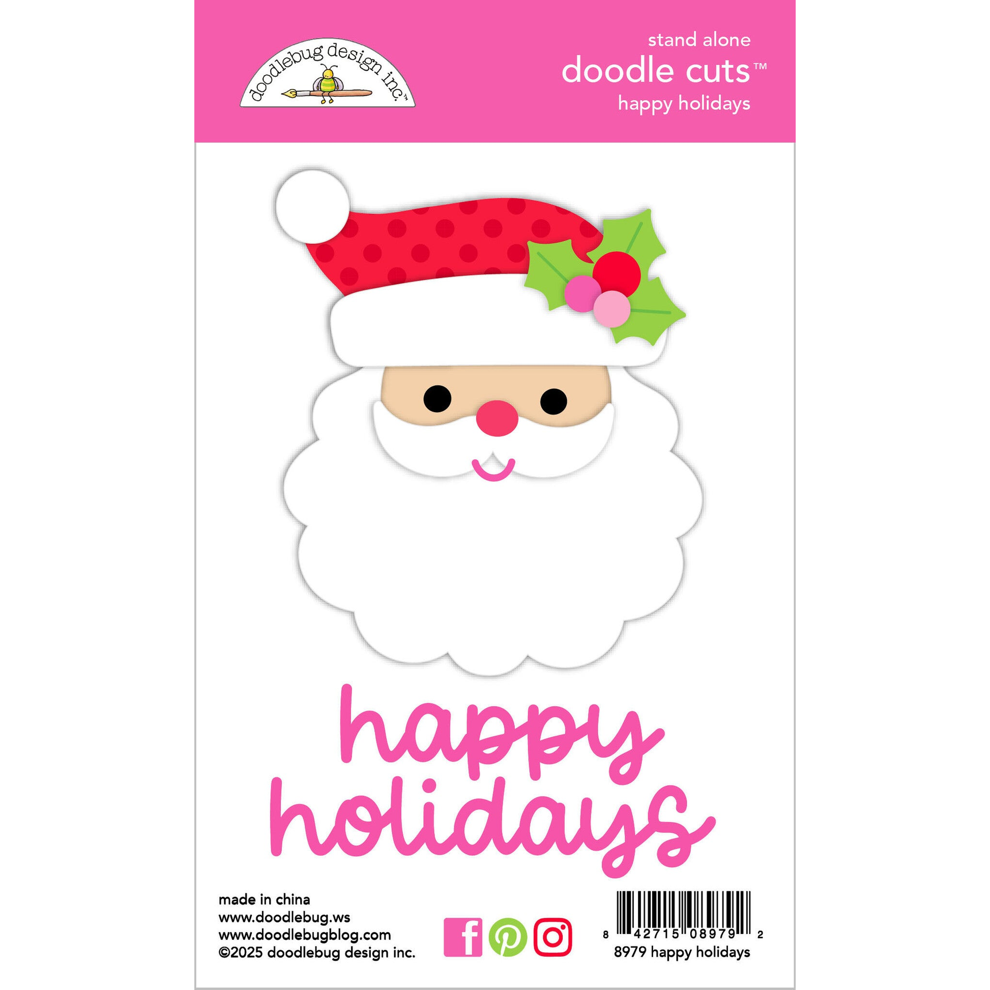 Oh What Fun Happy Holidays Doodle Cuts