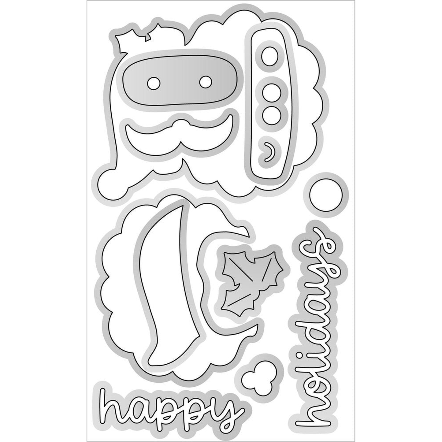 Oh What Fun Happy Holidays Doodle Cuts