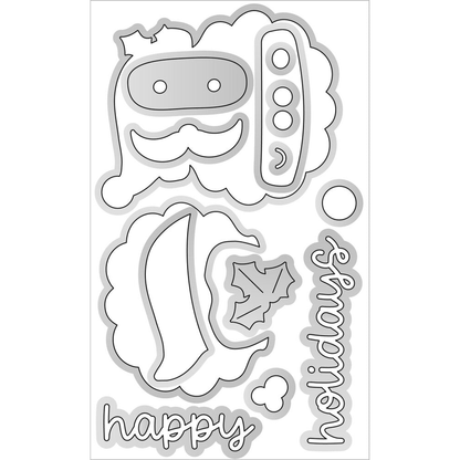 Oh What Fun Happy Holidays Doodle Cuts