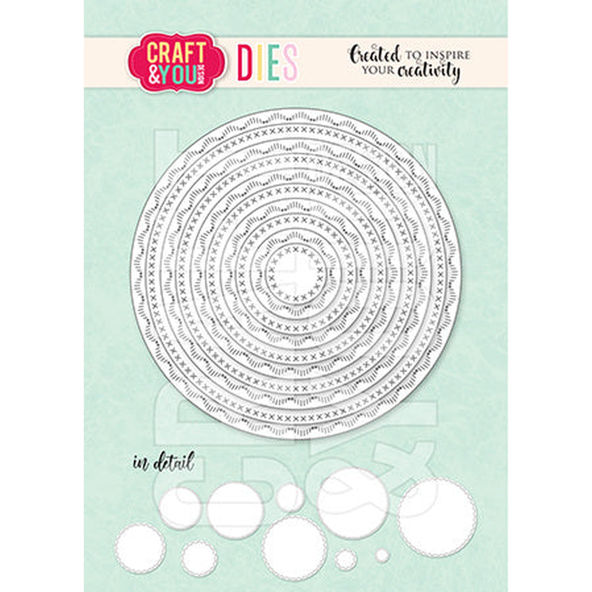 Circles Base Decorative Stiches