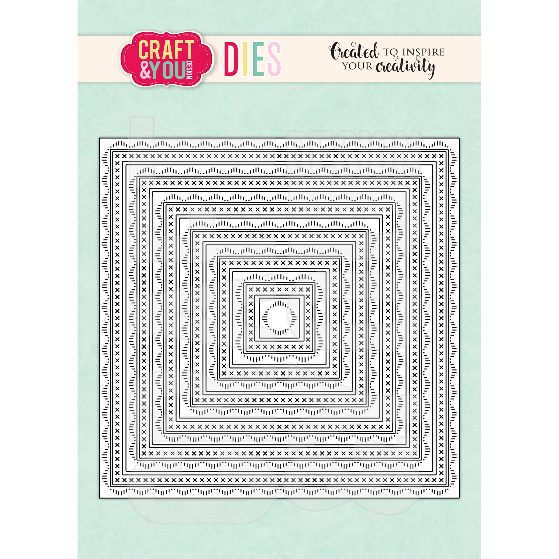 Square Decorative Stiches
