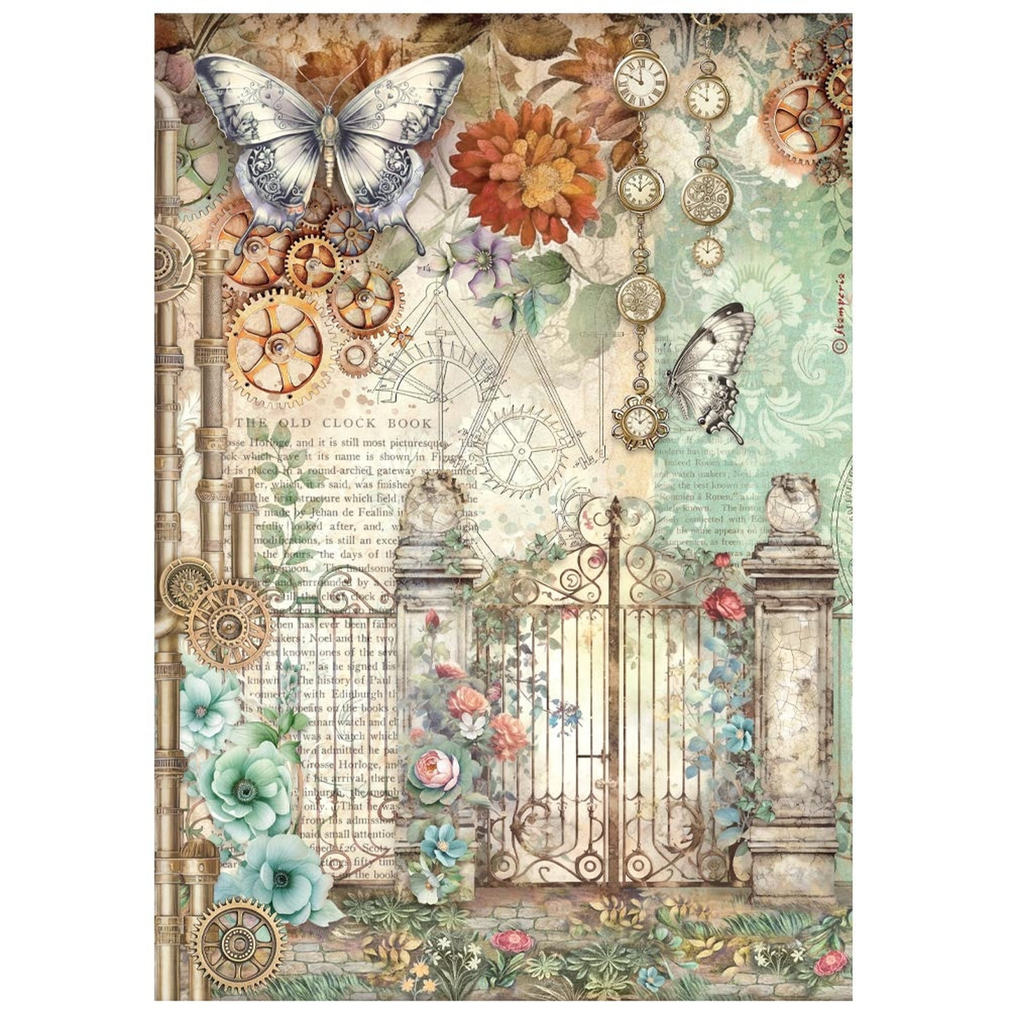 Gardens of Time - Gate and Butterfly