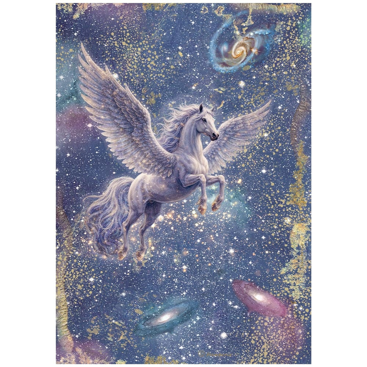 Cosmos Rice Paper Pegasus