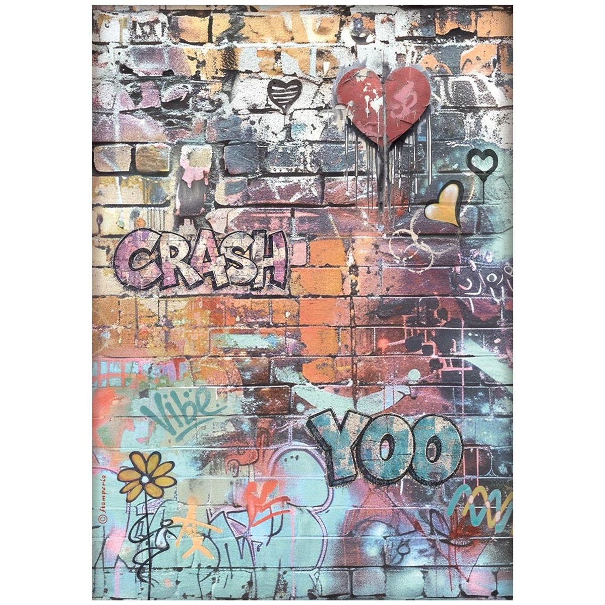 Furry Friends 2 Rice Paper Graffiti