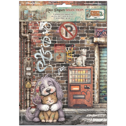 Furry Friends 2 Rice Paper Selection
