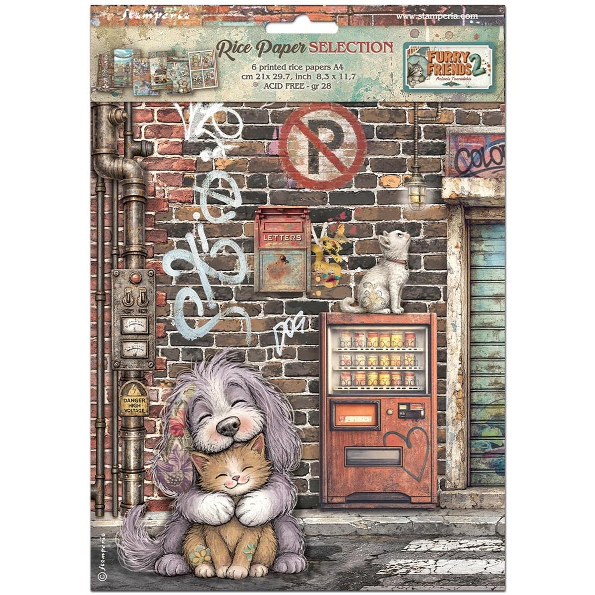 Furry Friends 2 Rice Paper Selection