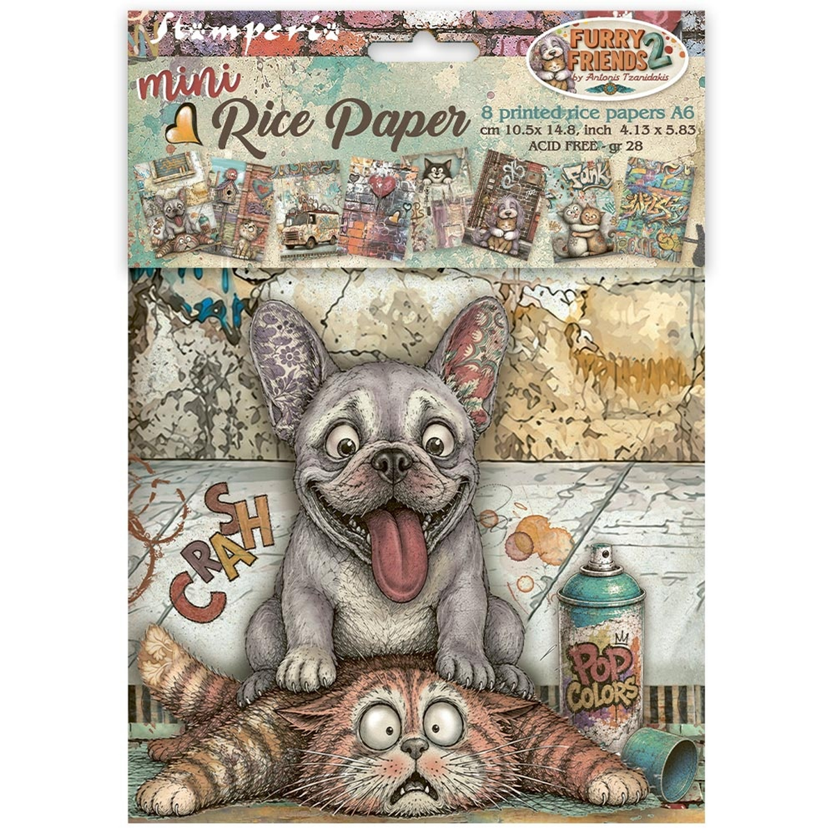Furry Friends 2 Mini Rice Paper Selection