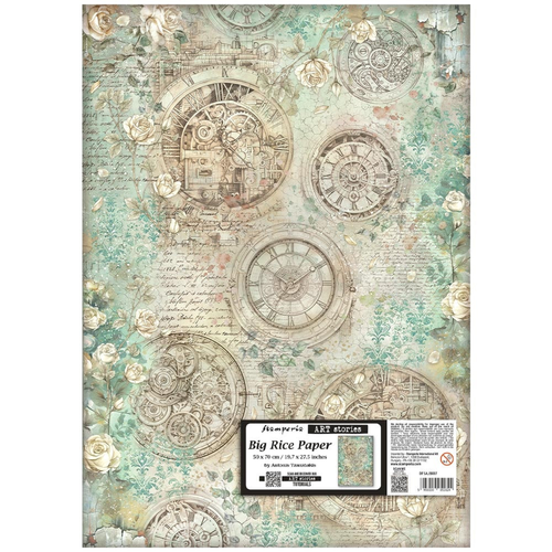 Art Stories - Clocks and Roses