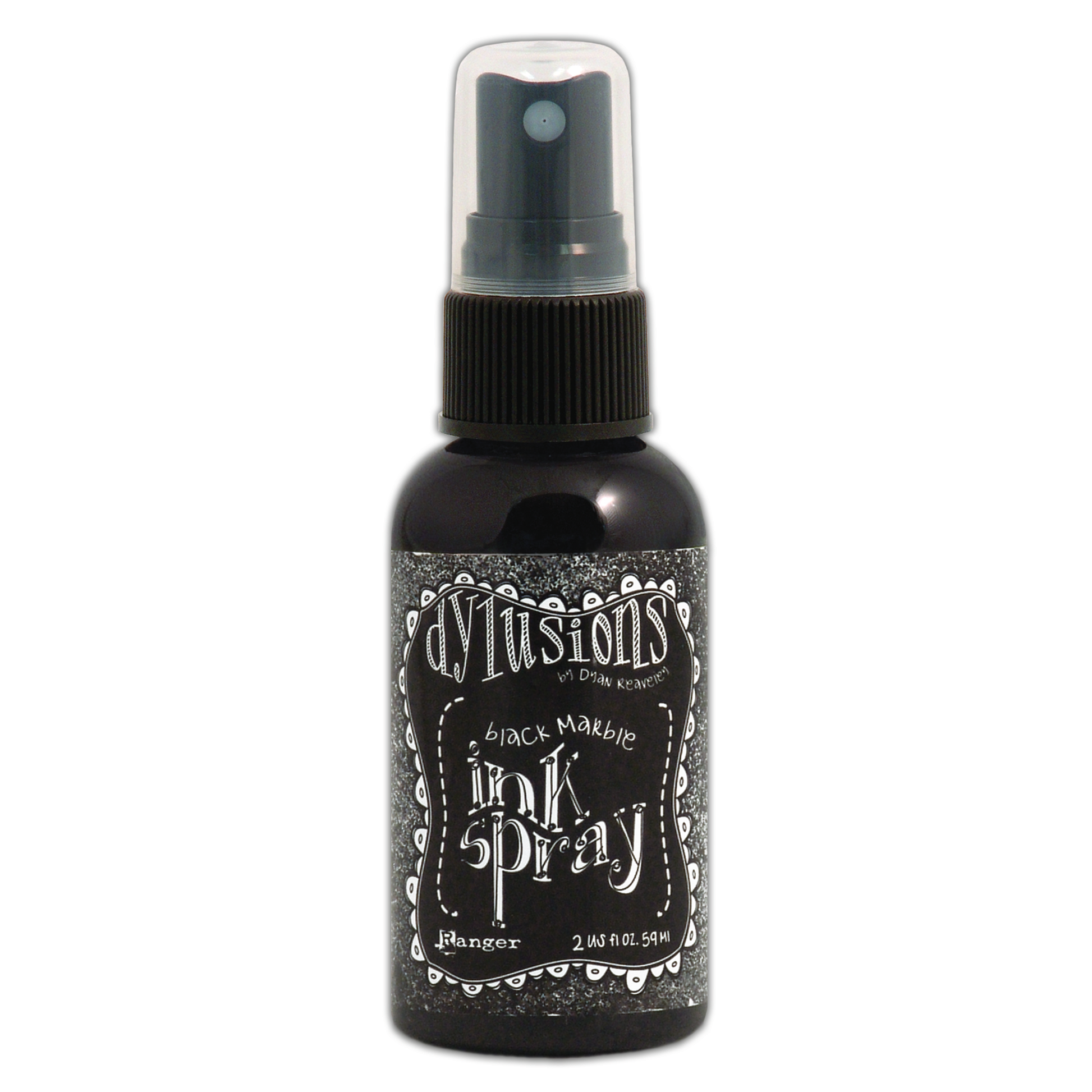 Dylusions Ink Sprays Black Marble