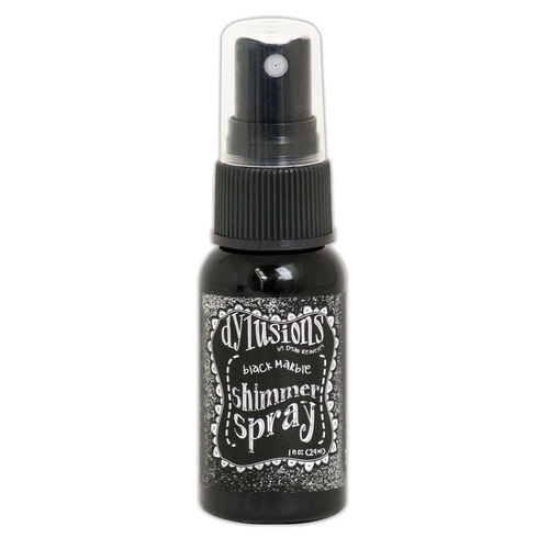 Dylusions Shimmer Sprays Black Marble