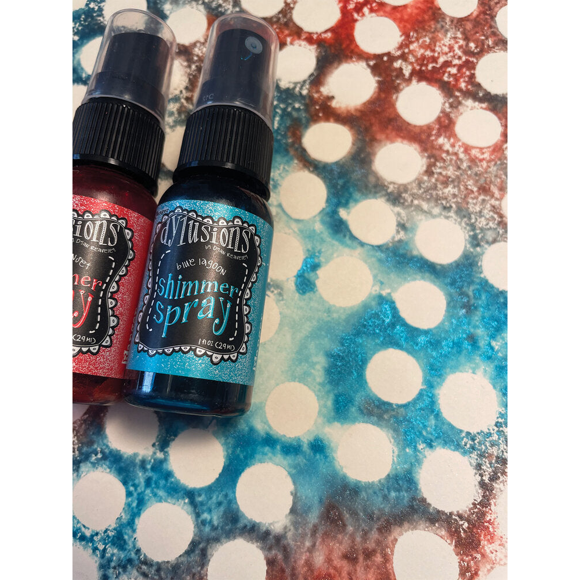 Dylusions Shimmer Sprays Blue Lagoon