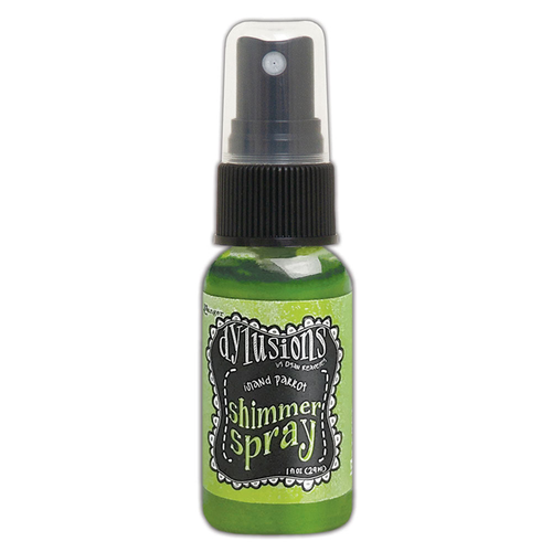 Dylusions Shimmer Sprays Island Parrot