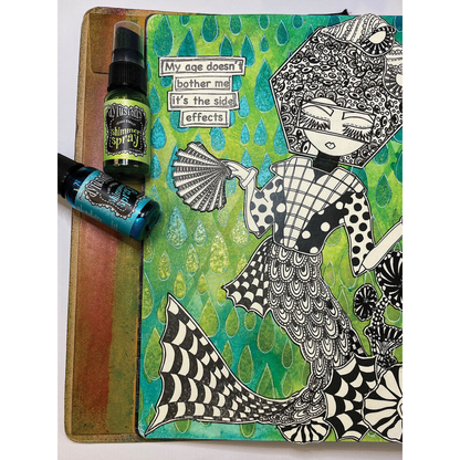 Dylusions Shimmer Sprays Island Parrot