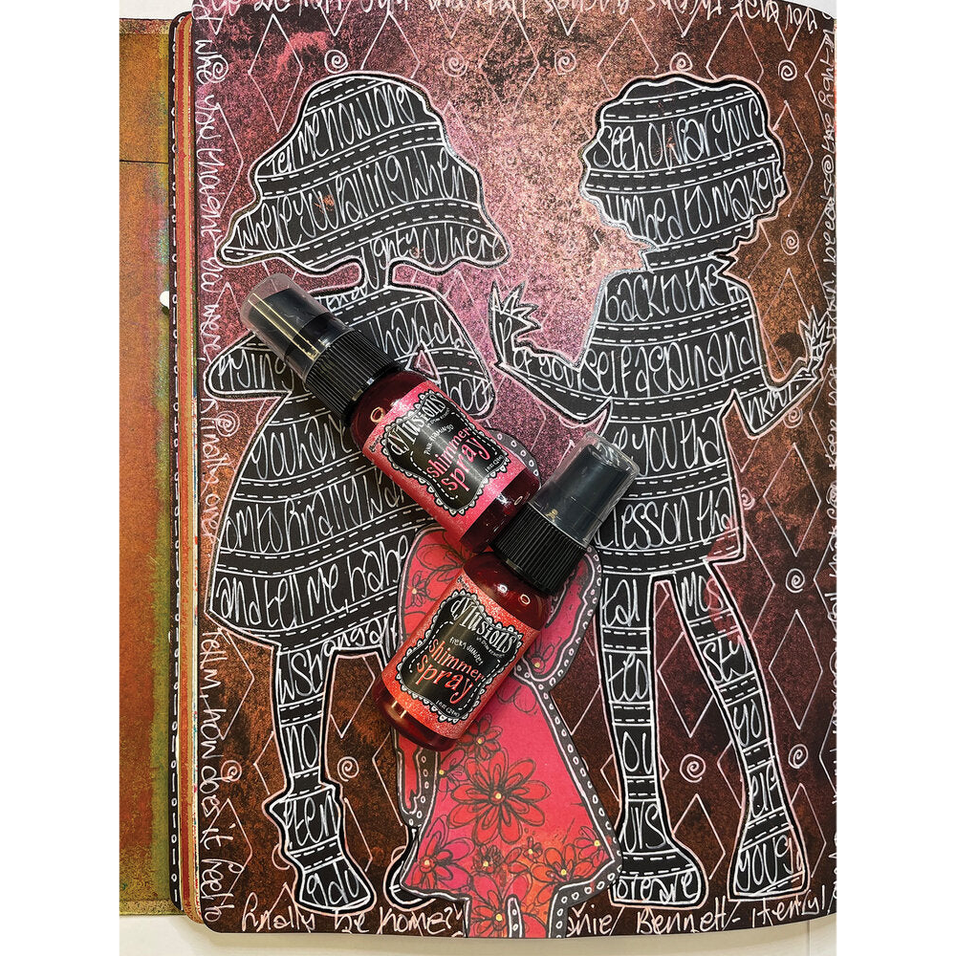 Dylusions Shimmer Sprays Pink Flamingo