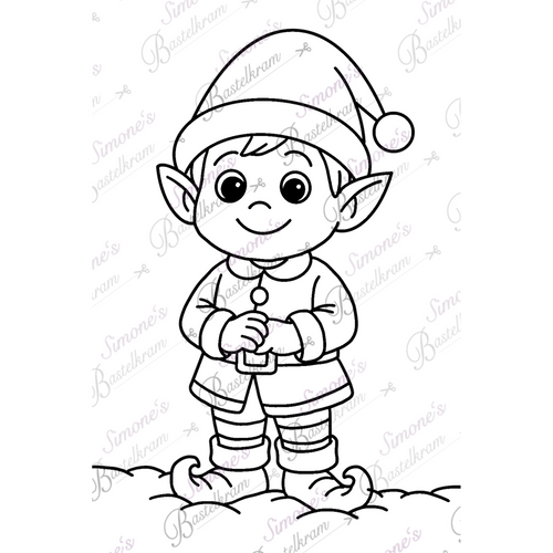 Digistamp Weihnachtself