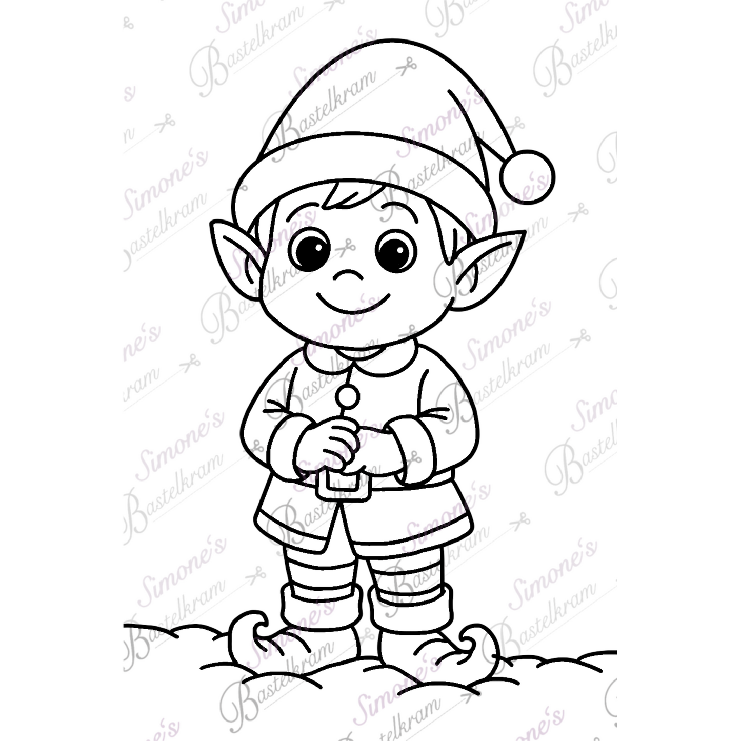 Digistamp Weihnachtself