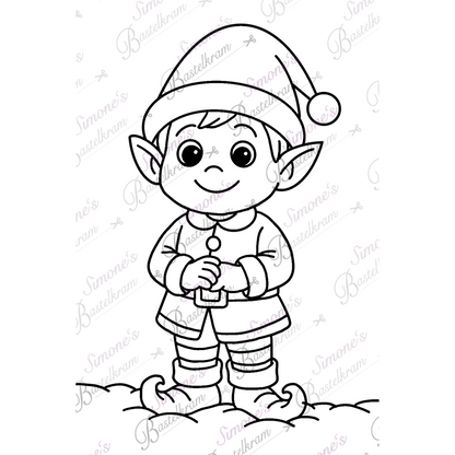 Digistamp Weihnachtself