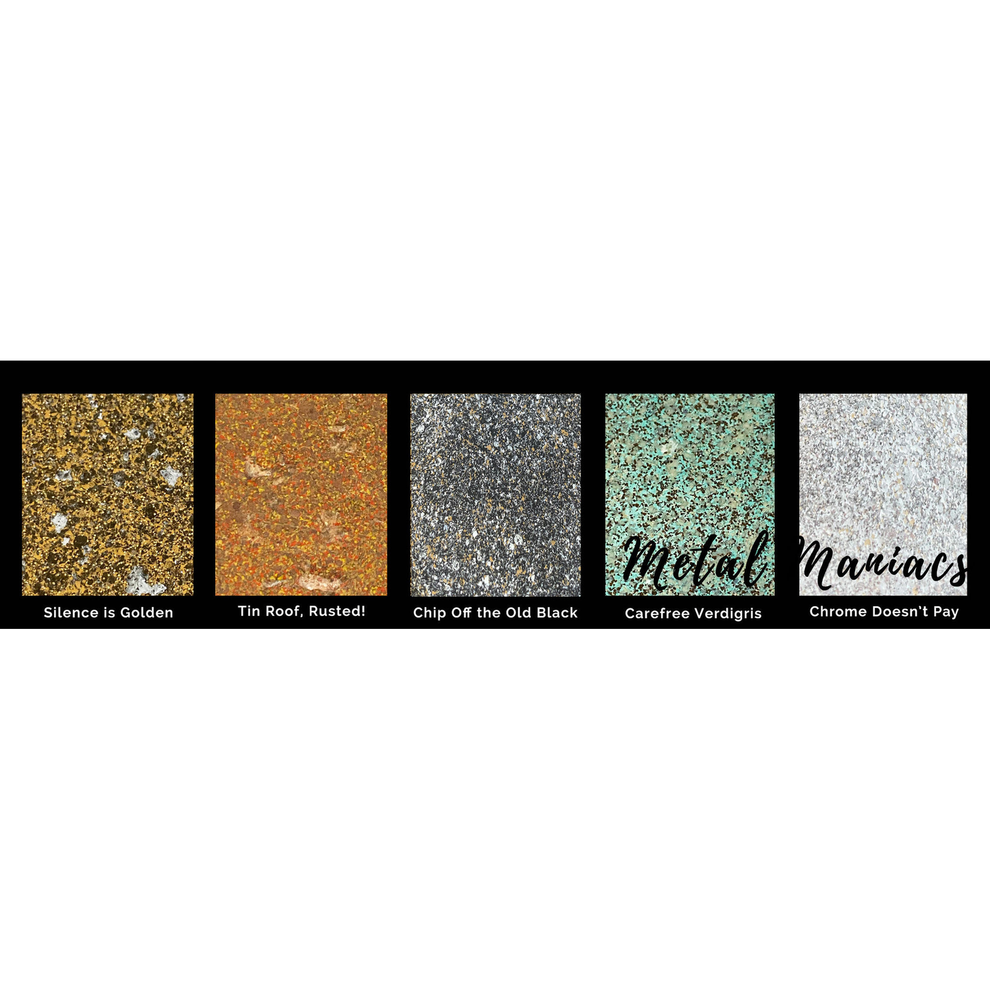 Metal Maniacs Embossing Powder Set