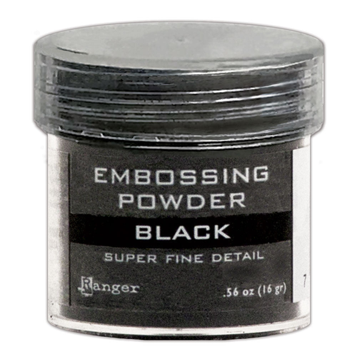 Ranger Embossing Powder Super Fine Black
