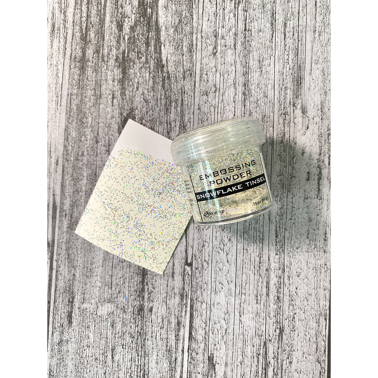 Ranger Embossing Powder Snowflake Tinsel