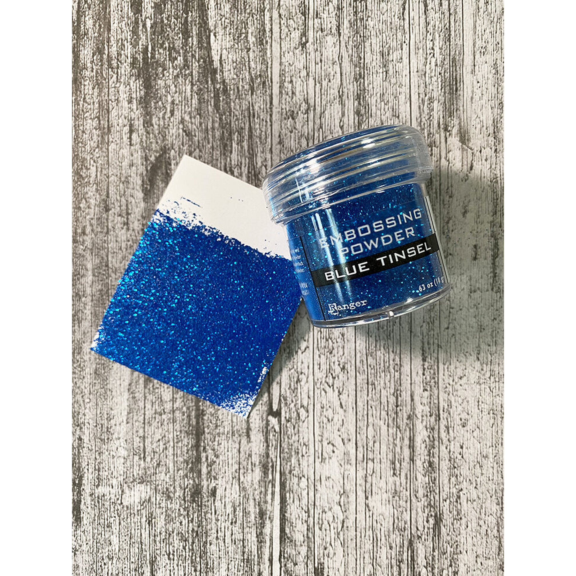 Ranger Embossing Powder Blue Tinsel