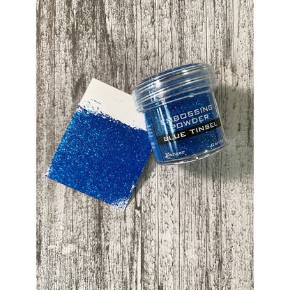 Ranger Embossing Powder Blue Tinsel