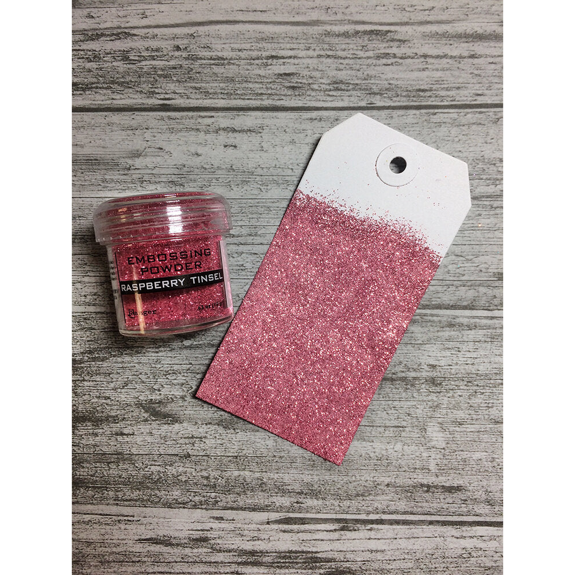 Ranger Embossing Powder Raspberry Tinsel