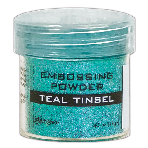 Ranger Embossing Powder Teal Tinsel