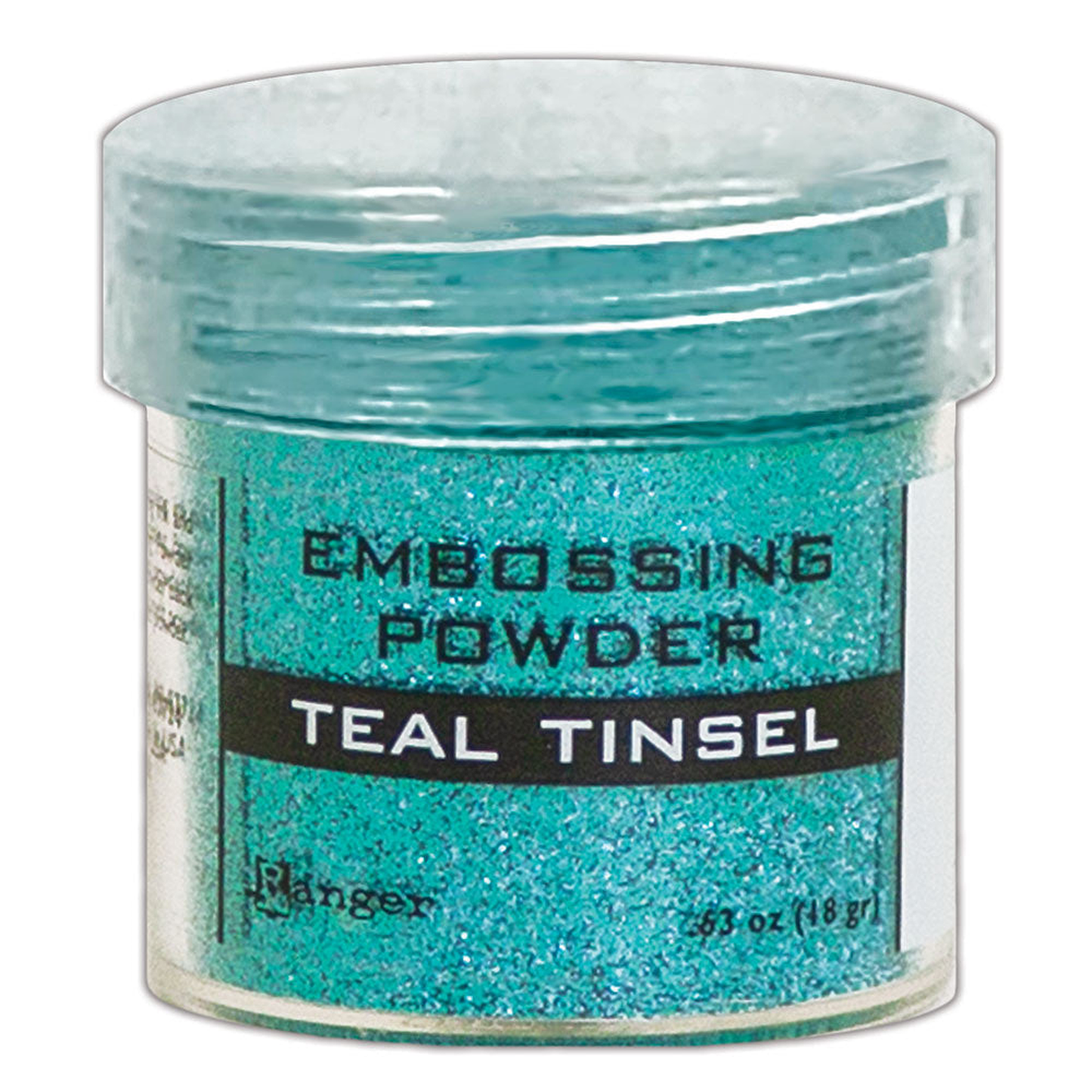 Ranger Embossing Powder Teal Tinsel