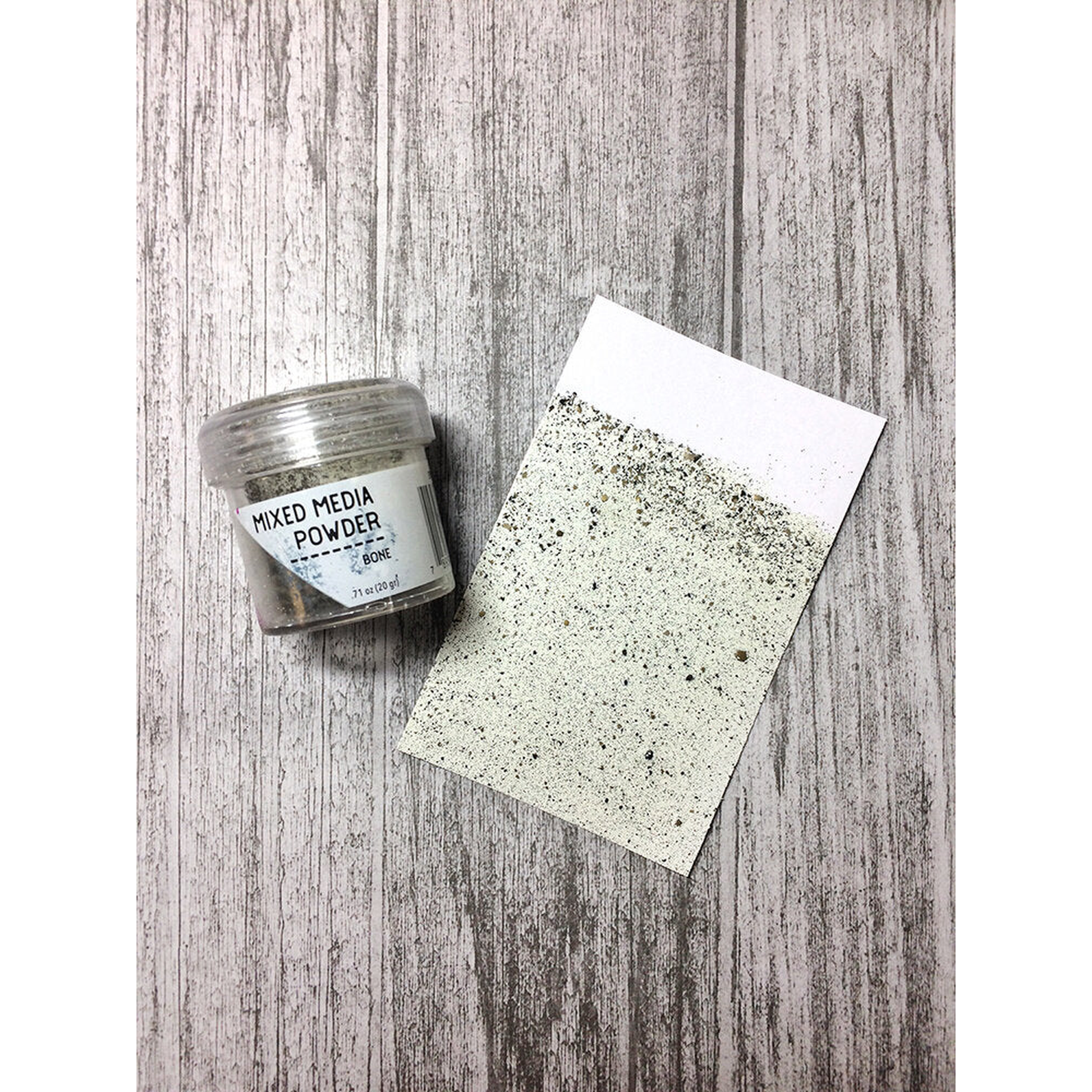 Ranger Embossing Powder Mixed Media Bone