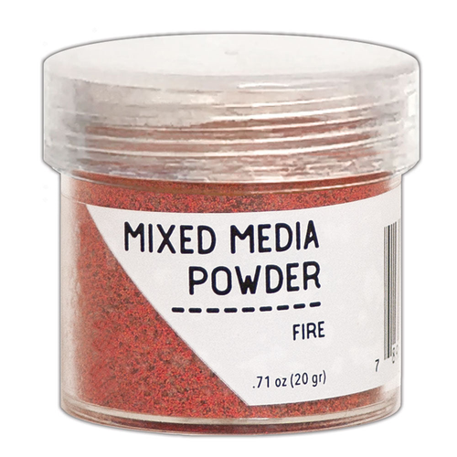 Ranger Embossing Powder Mixed Media Fire