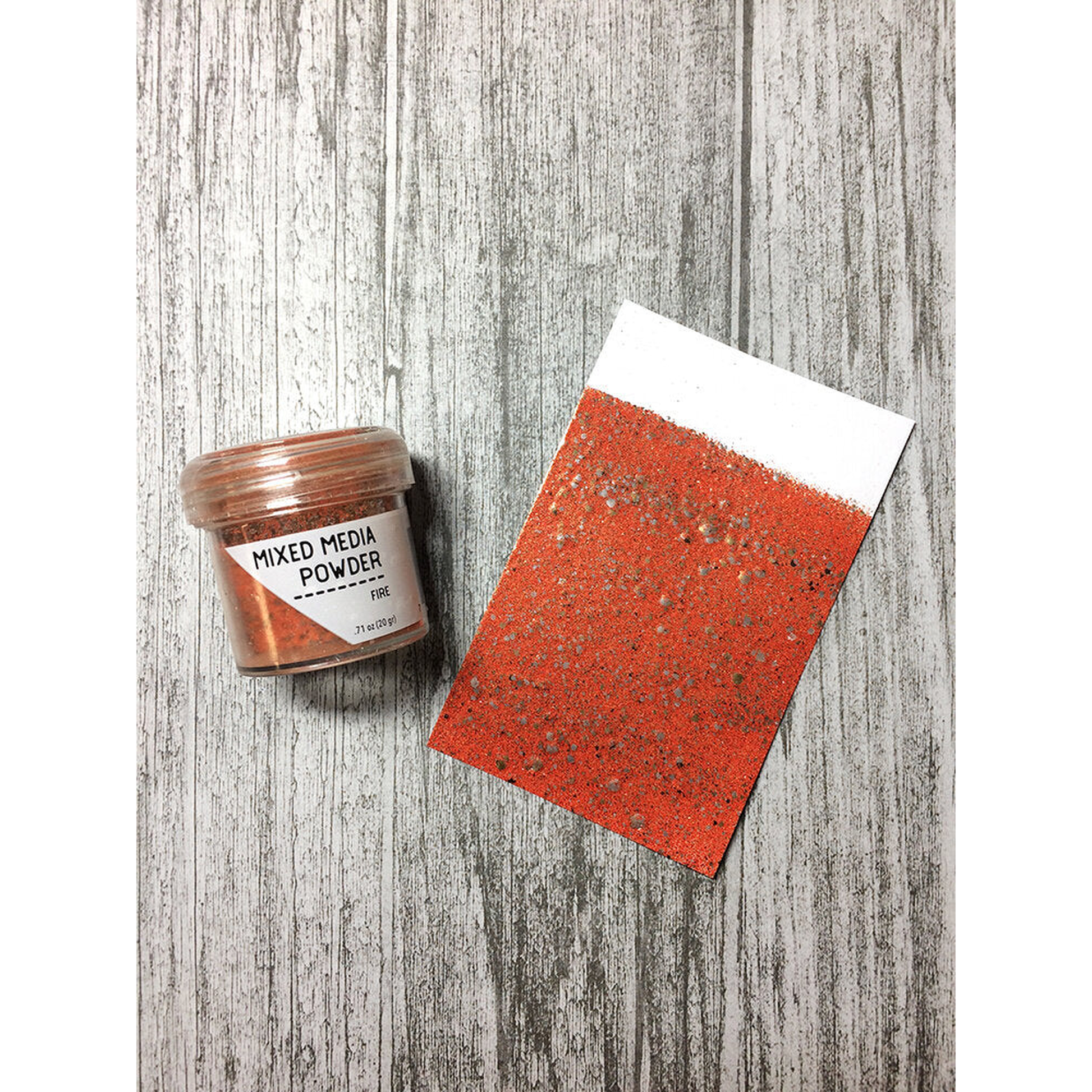 Ranger Embossing Powder Mixed Media Fire
