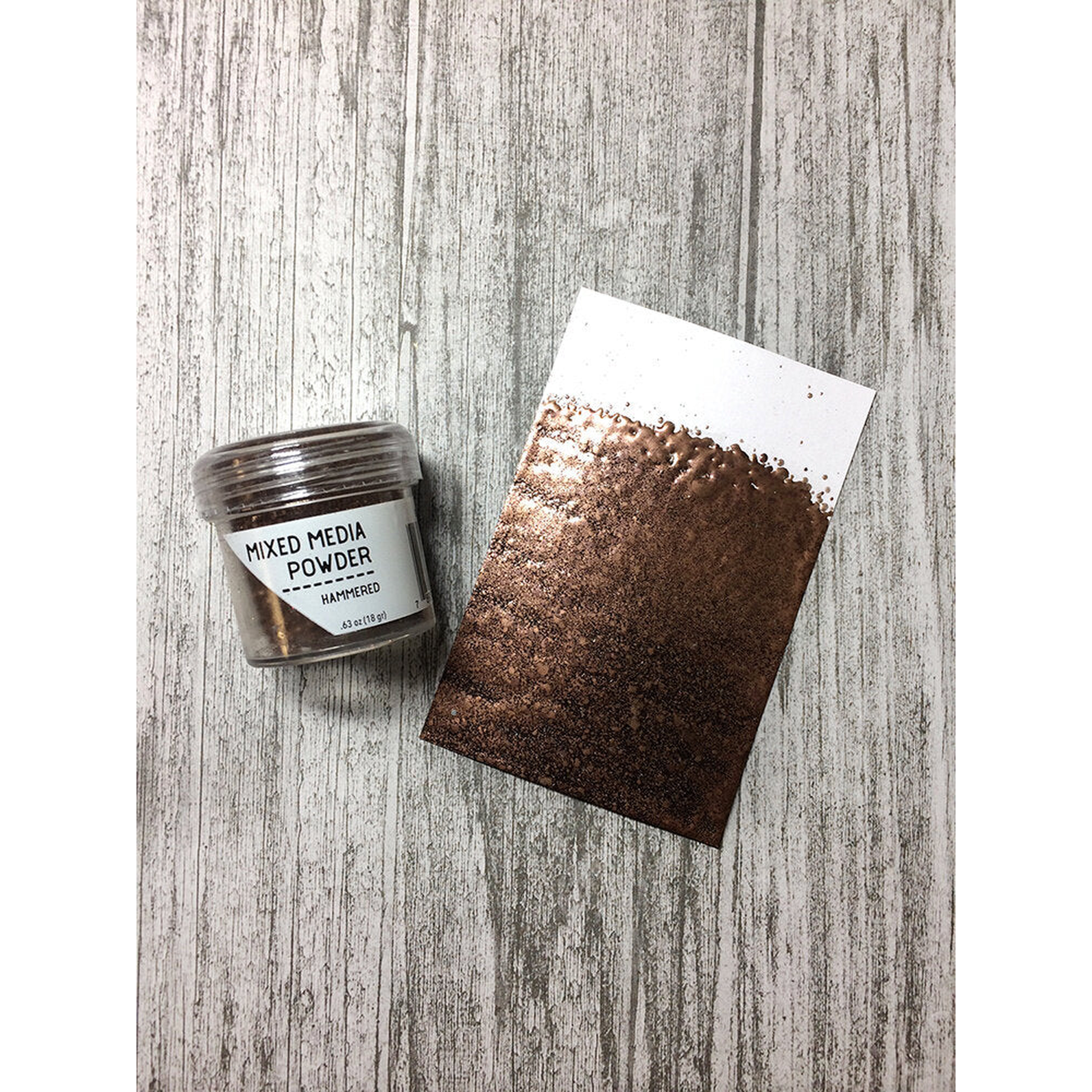Ranger Embossing Powder Mixed Media Hammered