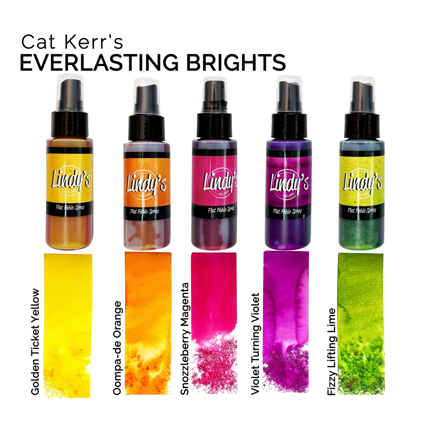 Everlasting Brights Flat Fabio Spray Set by Cat Kerr
