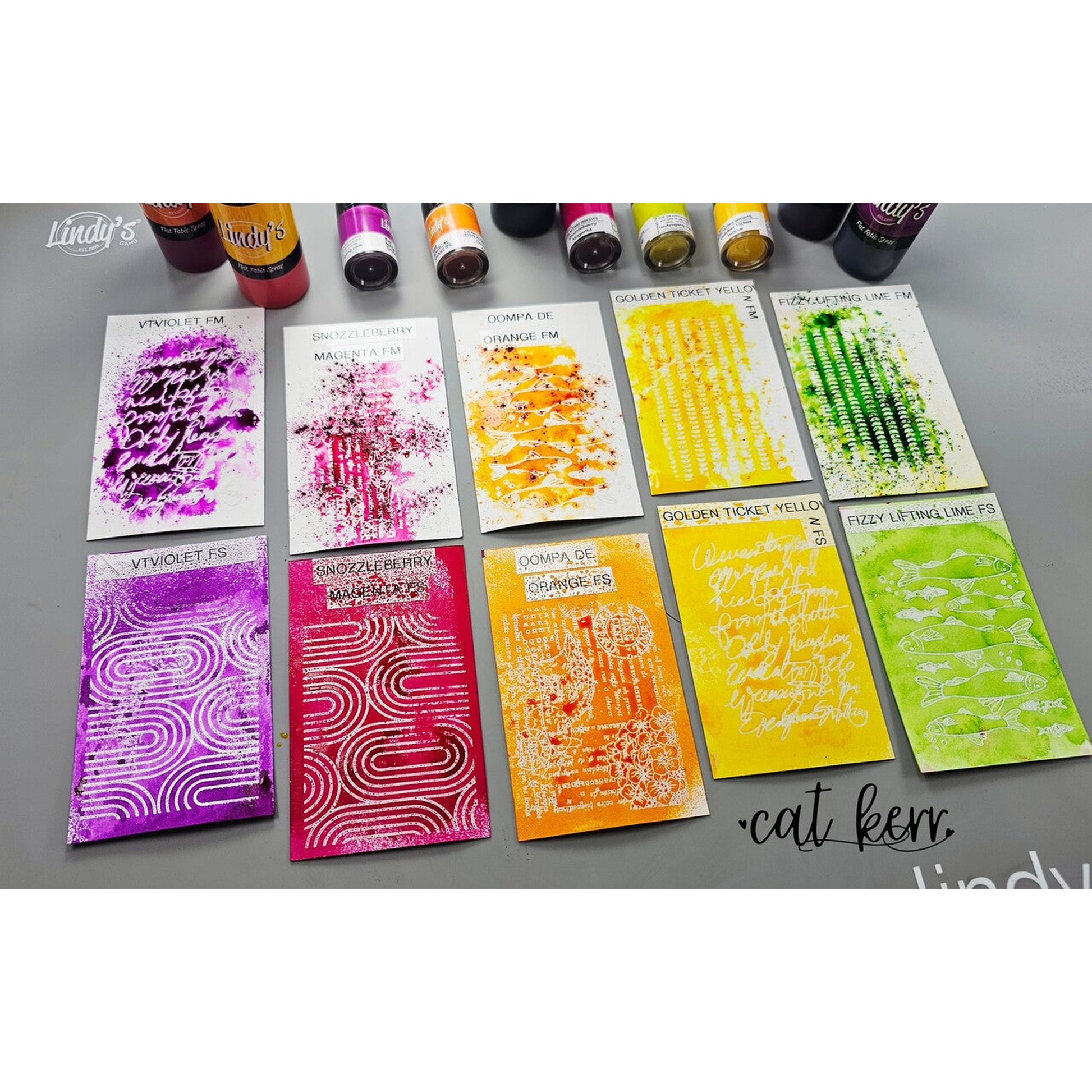 Everlasting Brights Flat Fabio Spray Set by Cat Kerr