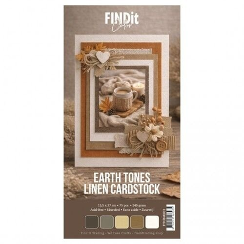 Linen Cardstock Earth Tones